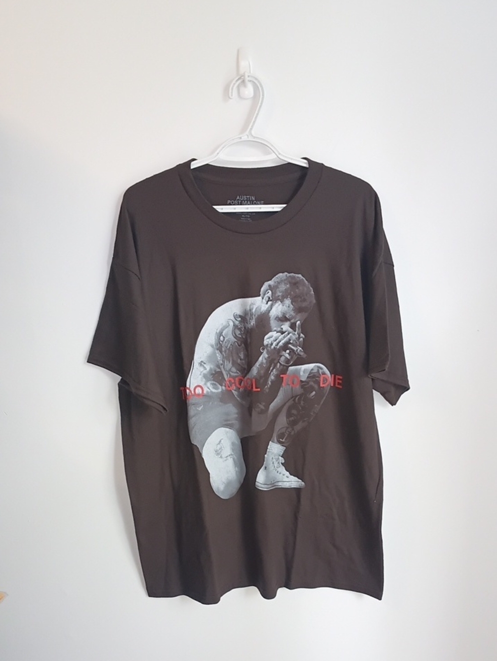 Post Malone Austin Too Tough To Die  Short Sleeve Graphic Tee XL Deadstock